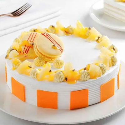 "ITC Kakatiya Pineapple and Passion Fruit Cake - Click here to View more details about this Product